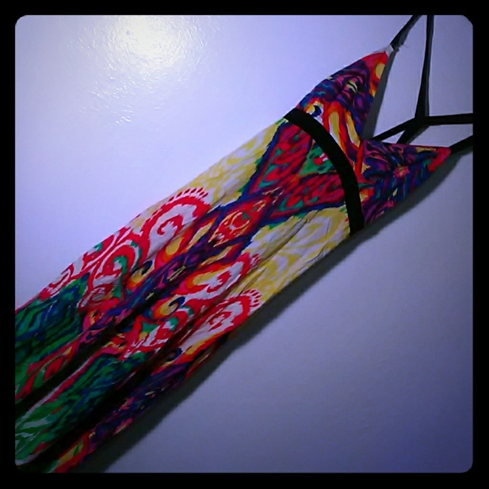 Multi colored maxi dress